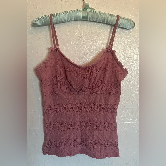 Ally B Mauve Vintage Lace Camisole - Picture 1 of 3